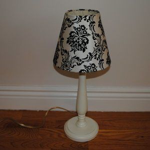 Accent Lamp with Toile Shade